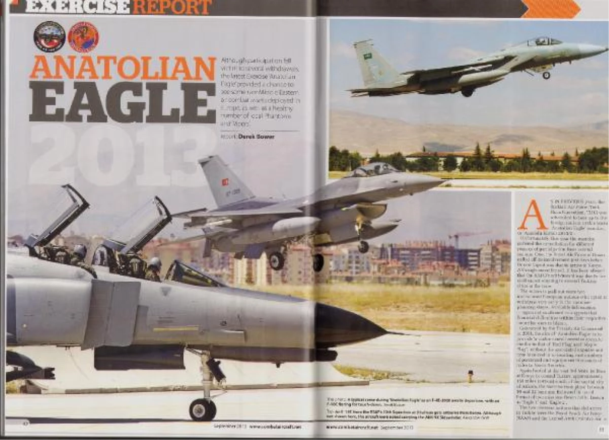 \'Anadolu Kartalları\' İngiliz Havacılık Dergisinde