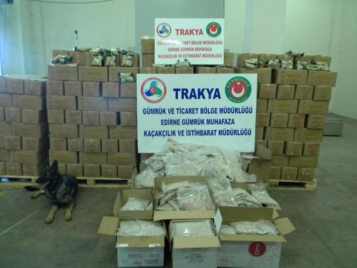 Kapıkule\'de 393 Kilo Eroin Ele Geçirildi