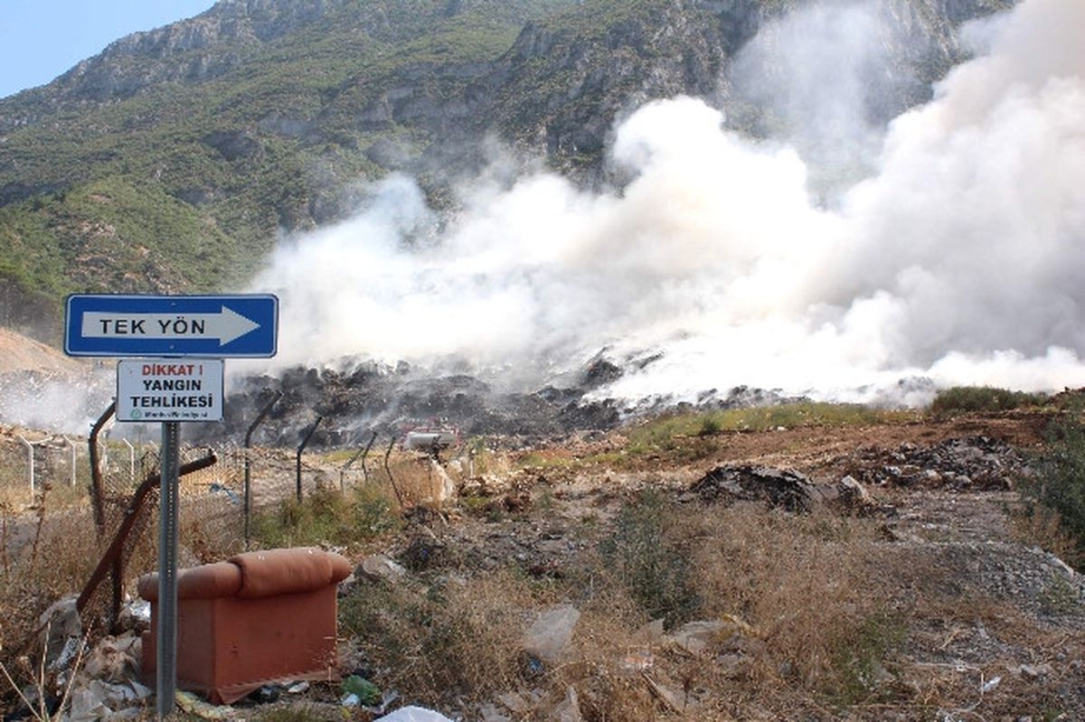 Şehir Çöplüğünde Çıkan Yangın Kontrol Altına Alındı