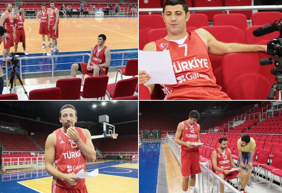 Türkiye Milli Basketbol Takımı Çekimlerde Buluştu