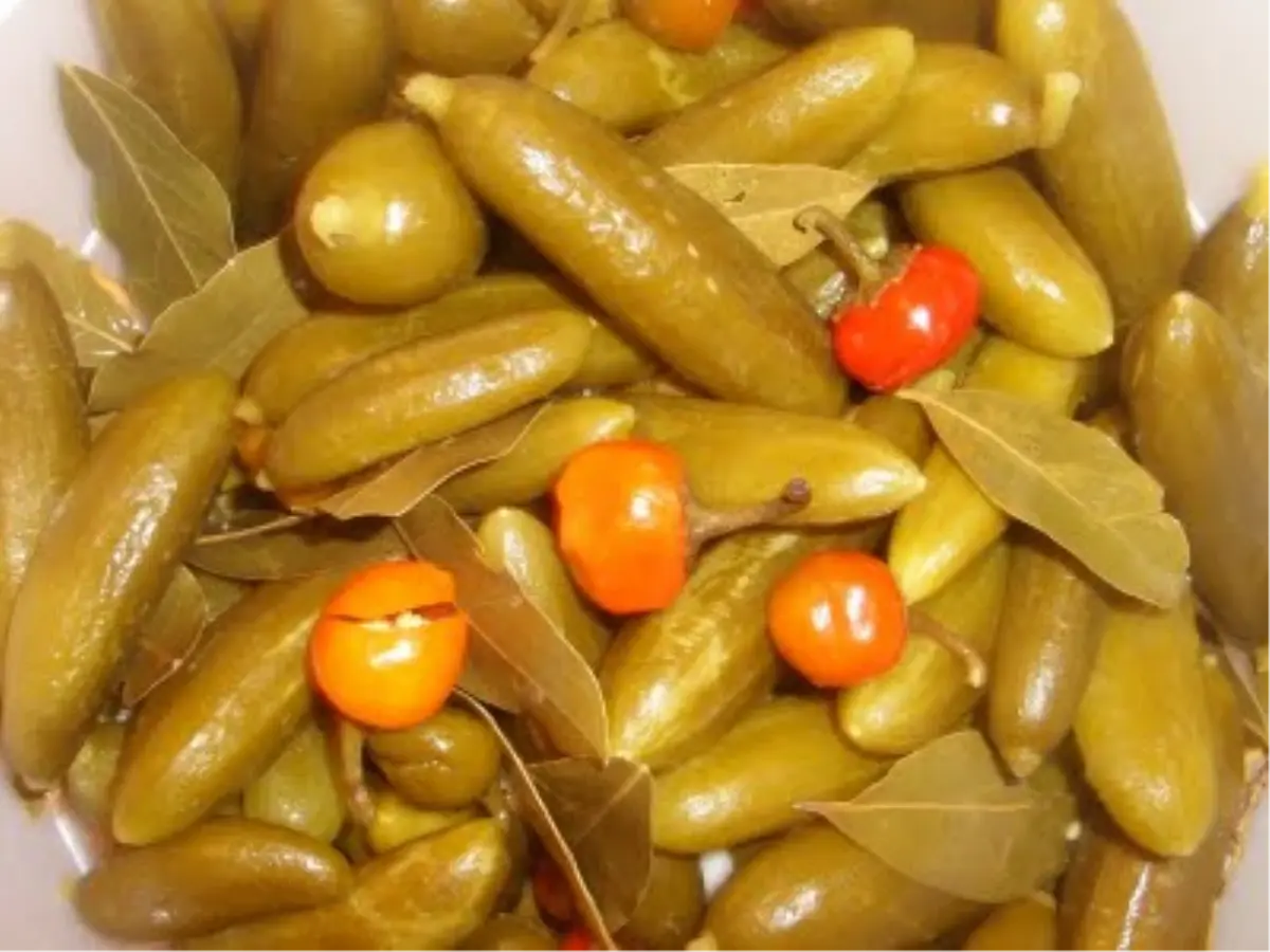 Çubuk Turşusunun Püf Noktalarını Öğretiyor