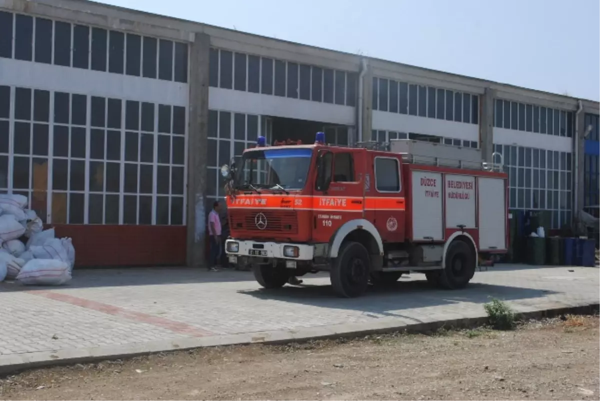 İplik Fabrikasında Yangın Çıktı