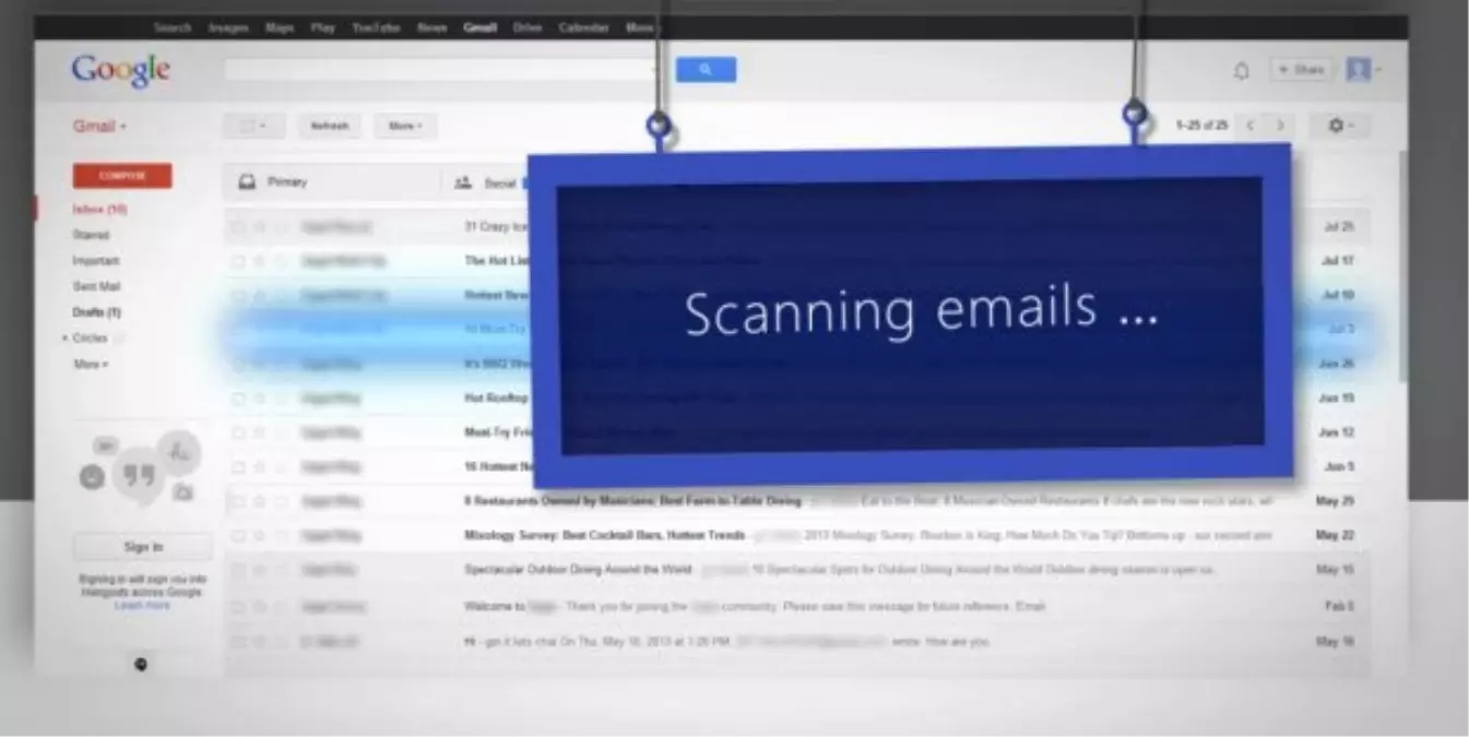 Gmail\'e fena "salladılar!"