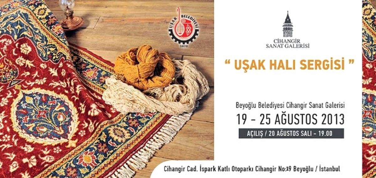 İstanbul Beyoğlu\'nda Uşak Halısı Rüzgarı Esecek