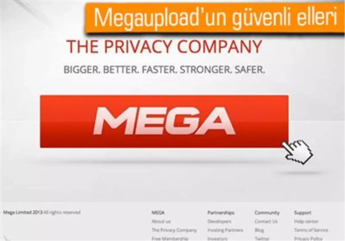 Megaupload Bu Sefer E-posta Servisi Olarak Dönüyor