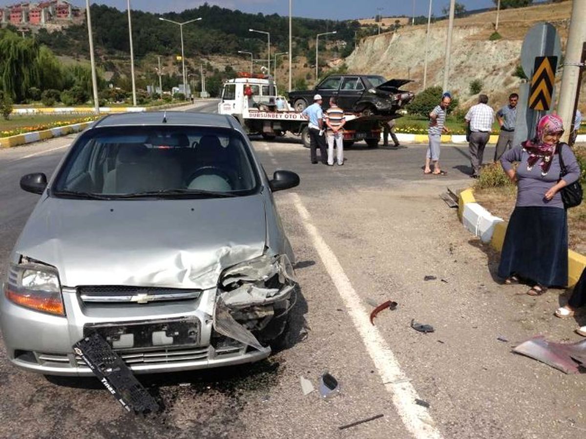 Dursunbey\'de Trafik Kazaları