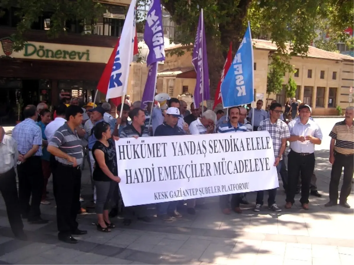 Kesk Gaziantep Şubeler Platformundan Toplu Sözleşmeye Tepki