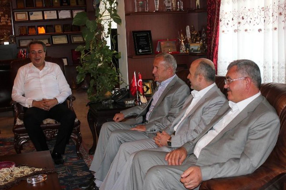 Nevşehir Ticaret Borsası Yöneticileri, Ünver\'i Ziyaret Etti