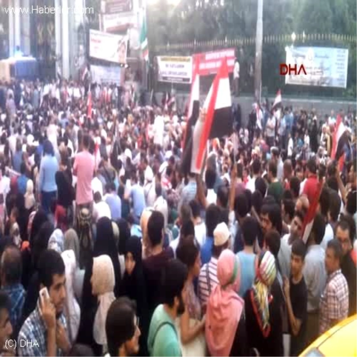 Taksim\'de Mısır Protestosu
