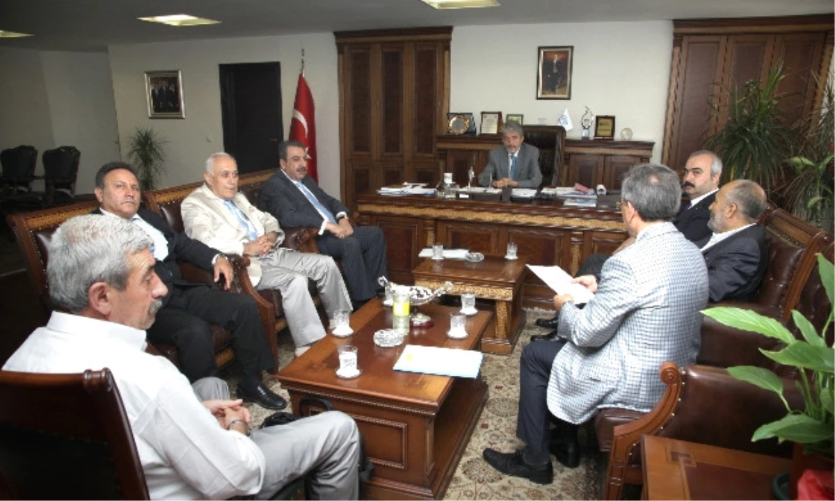 Başkan Tuna\'ya Ankara Ticaret Borsasından Ziyaret
