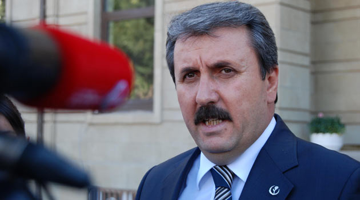 BBP Genel Başkanı Destici, DP Genel Başkanı Uysal\'ı Ziyaret Etti
