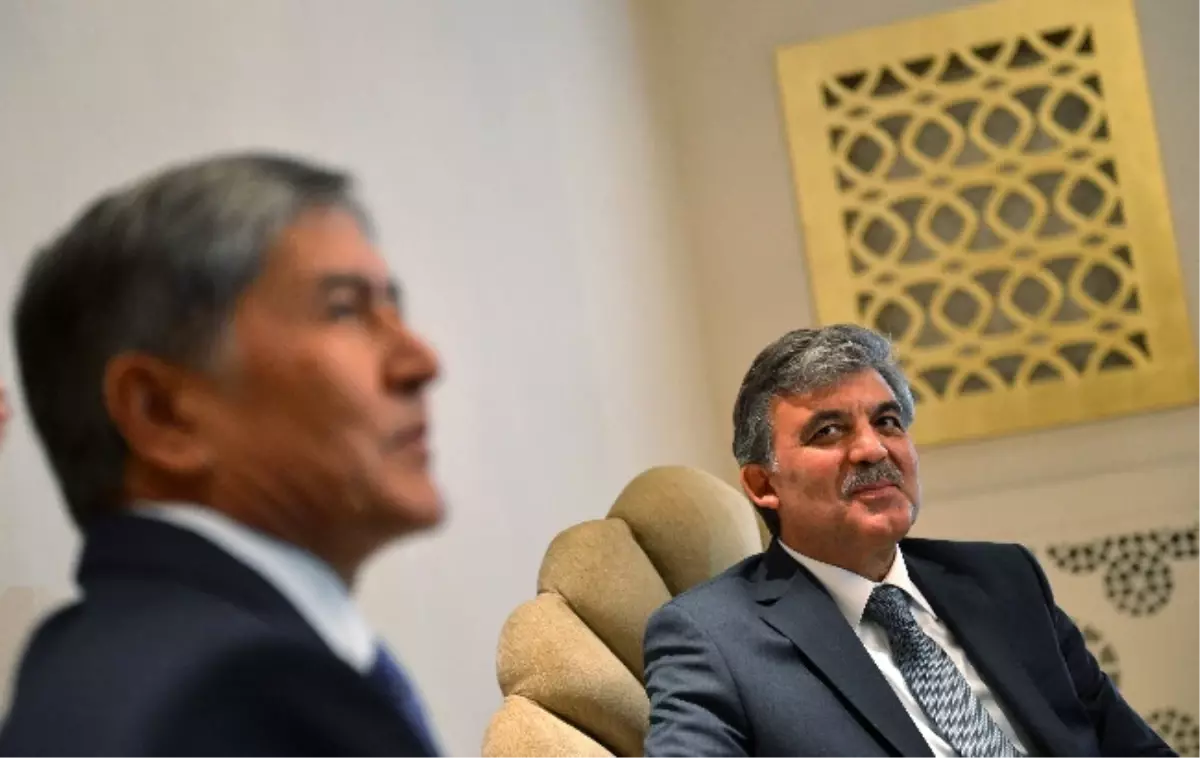 Cumhurbaşkanı Gül, Kırgız Mevkidaşı Atambayev ile Görüştü