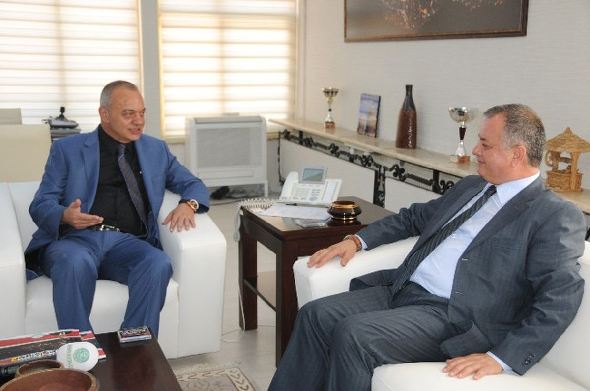 Defterdar Kırım\'dan Başkan Ergün\'e Ziyaret