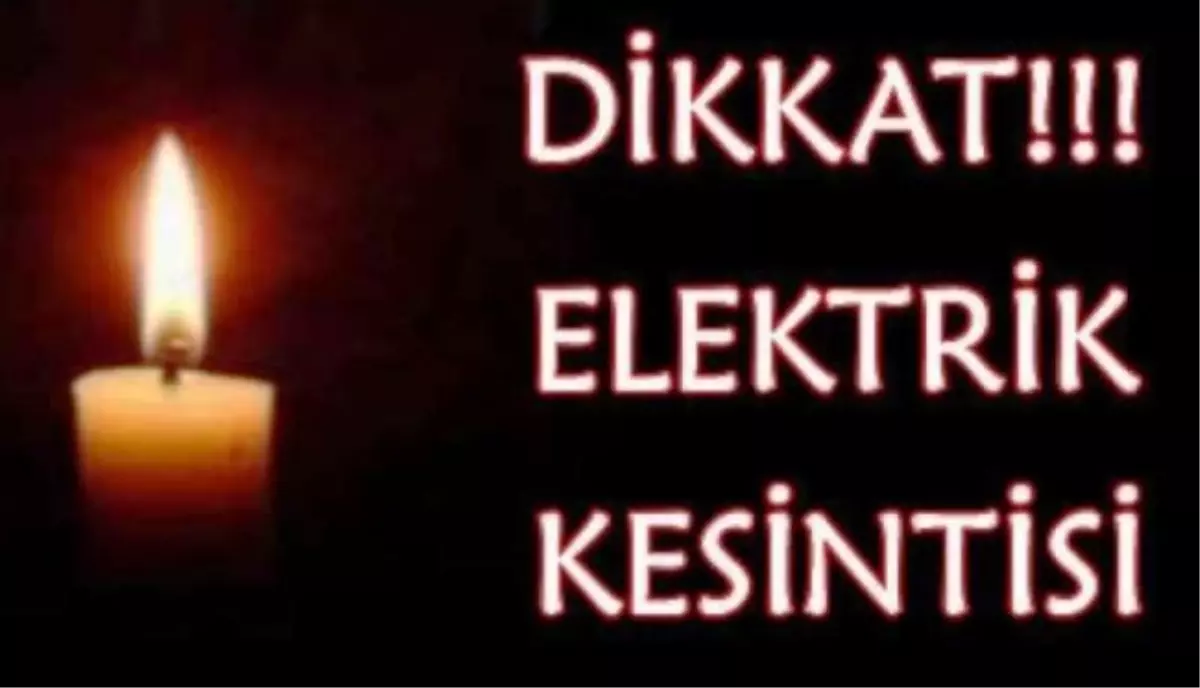İzmir\'de Elektrik Kesintisi