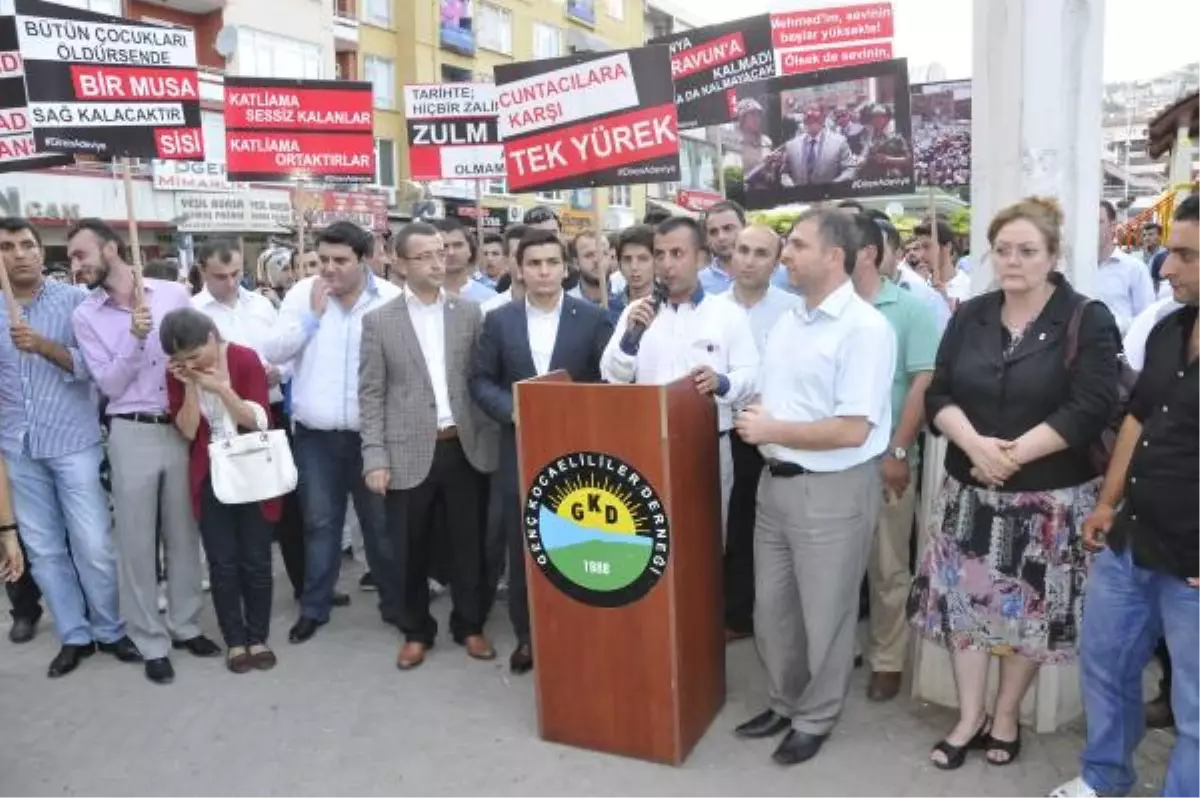 Mısır\'da Yapılan Katliam Protesto Edildi