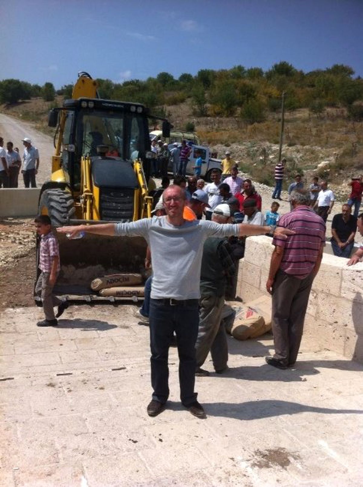 Tarihi Köprüde Köylülerin Eylemi