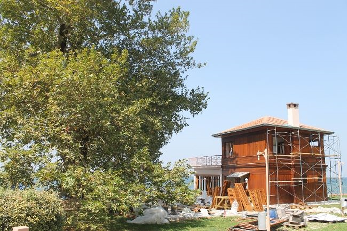 Yürüyen Köşk\'teki Restorasyon Çalışması
