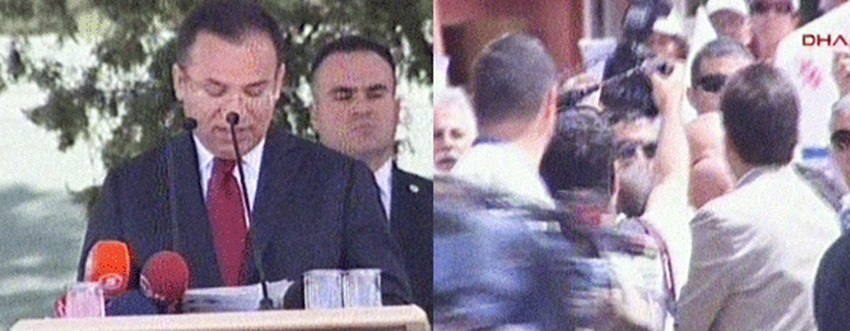 Başbakan Yardımcısı Bekir Bozdağ'a Hacı Bektaş'ta Saldırı
