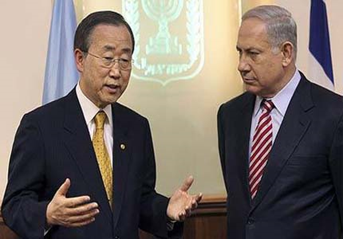BM Genel Sekreteri Ban Ki-Moon Netanyahu ile Görüştü