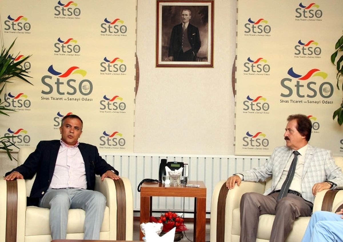 Cü Rektörü Kocacık\'tan Sivas Ticaret ve Sanayi Odasına Ziyaret