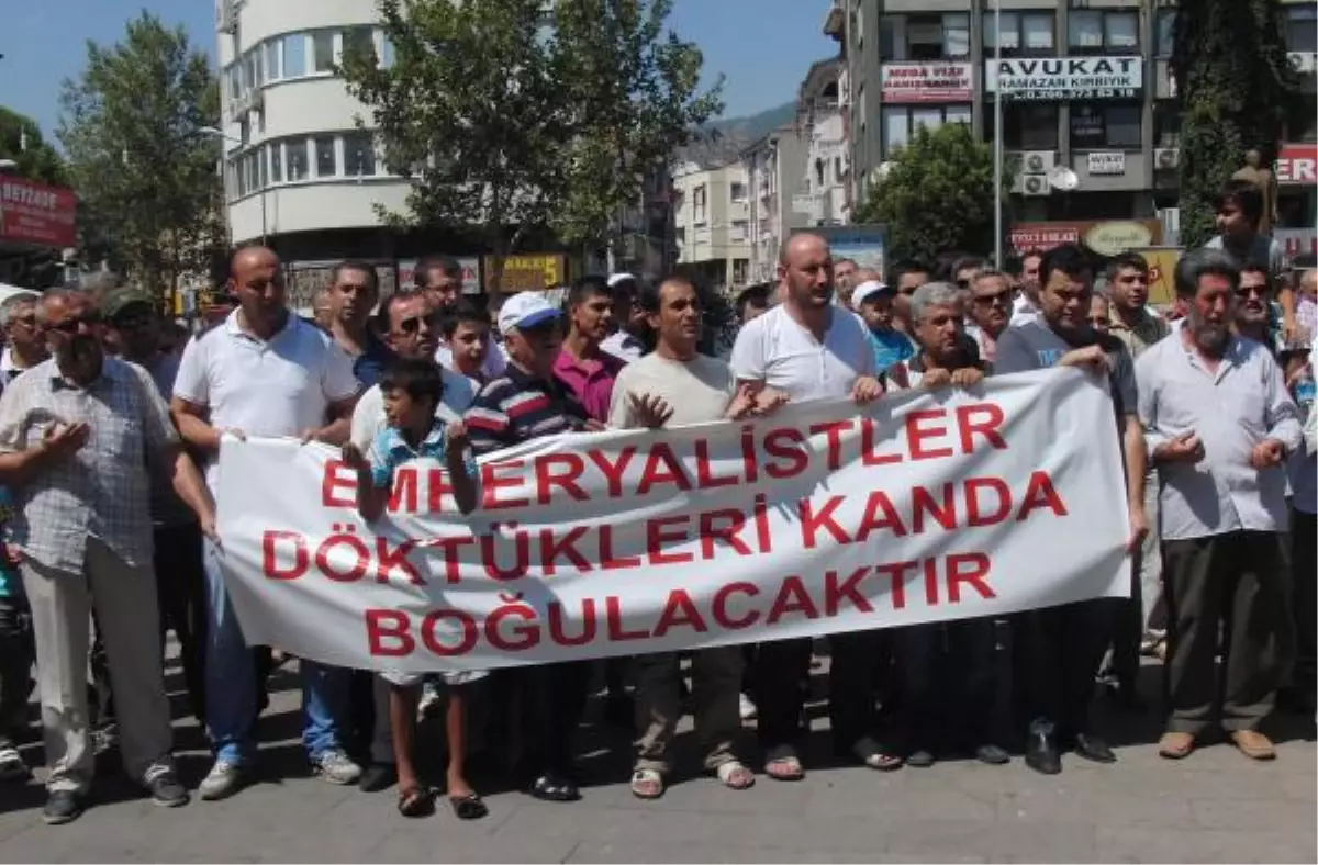 Edremit\'te Mısır\'a Destek Protestosu