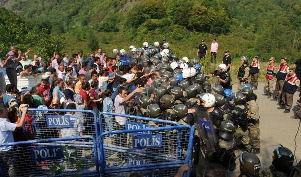 Giresun\'da Çöp Protestosu