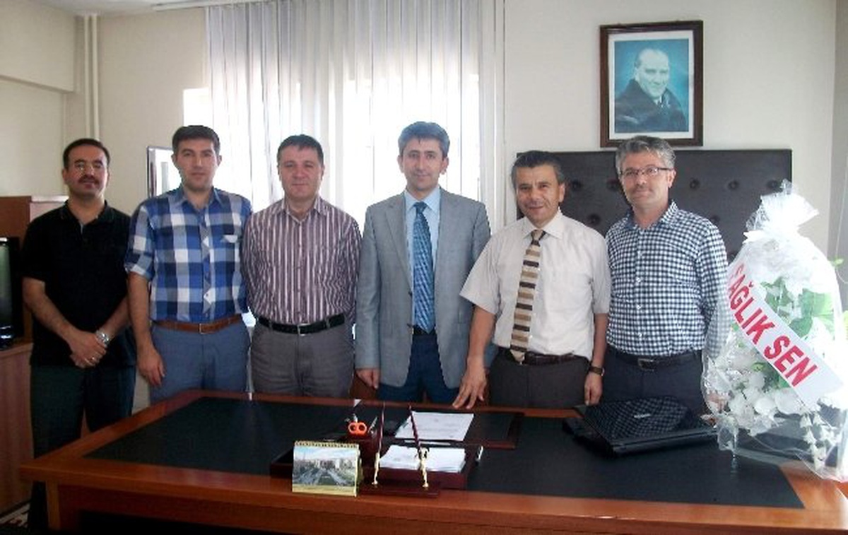 Sağlık-Sen, Aile ve Sosyal Politikalar İl Müdürünü Ziyaret Etti