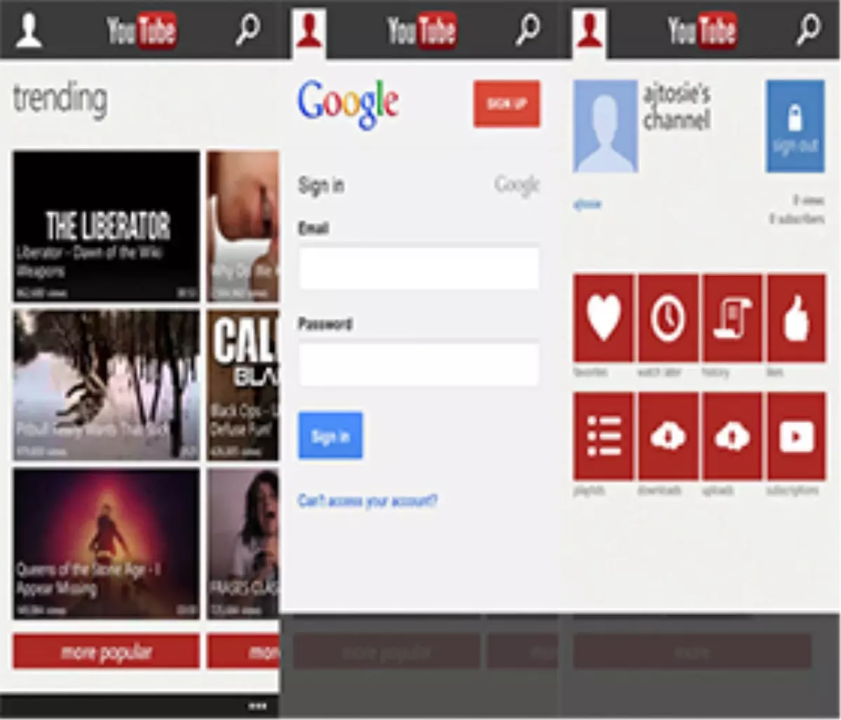 Youtube\'un Windows Phone Uygulamasında Sorunlar Yaşanıyor