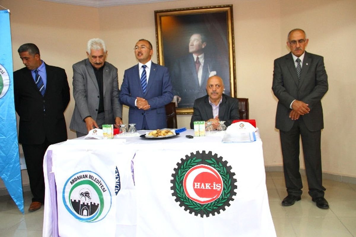 Ardahan Belediyesinde Toplu Sözleşme İmza Töreni Gerçekleşti