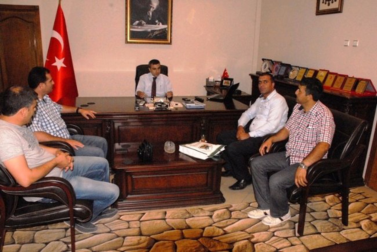 Bulanık ve Malazgirt Gazetecileri, Yeni Kaymakamı Ziyaret Etti