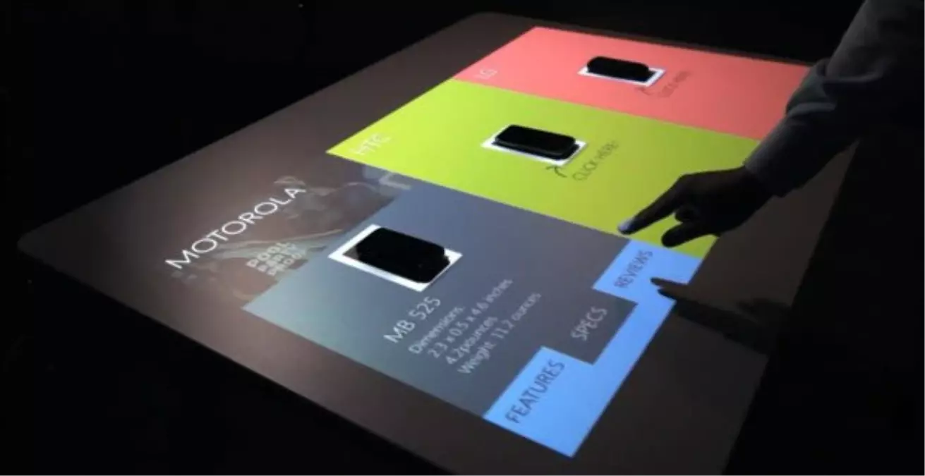 Dokunmatik ekran değil, duvar