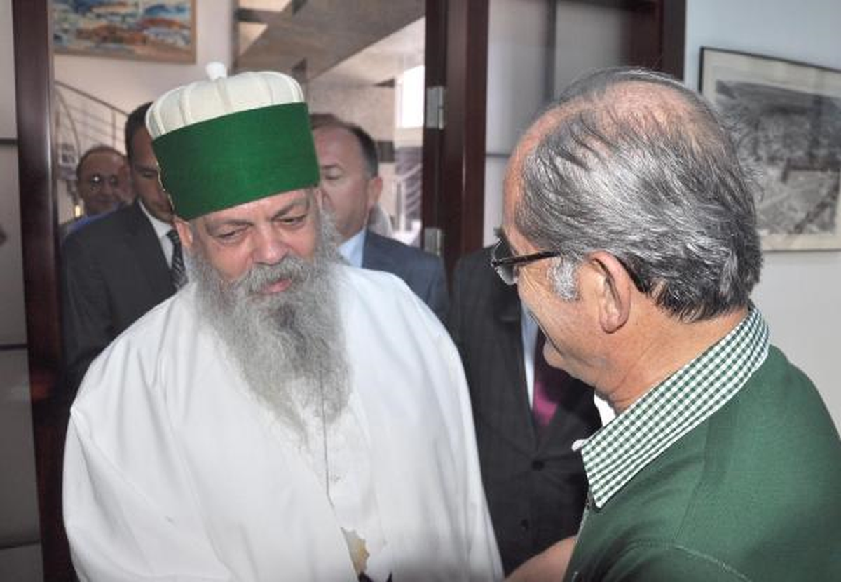 Dünya Bektaşiler Birliği Lideri Brohimoj, Büyükerşen\'i Ziyaret Etti