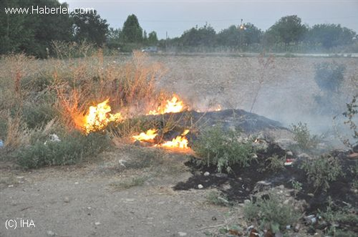 Kırklareli\'de Yangın