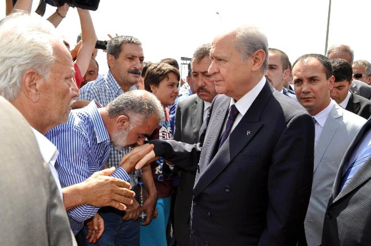 MHP Lideri Bahçeli Kayseri\'ye Geldi