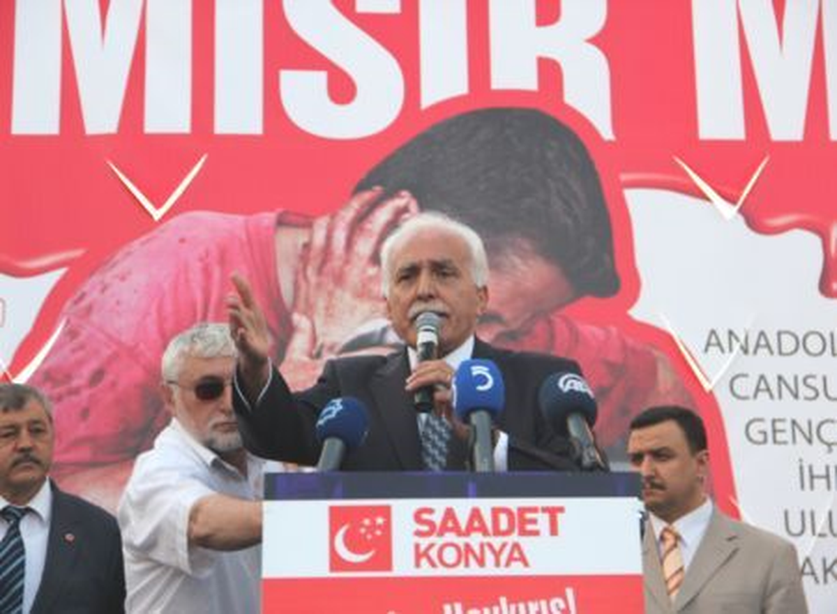 "Saadet Partisi\'nden Konya\'da Büyük Mısır Mitingi" Haberine Ek