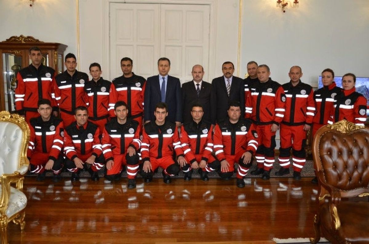 Tekirdağ Afad\'a Malzeme Desteği