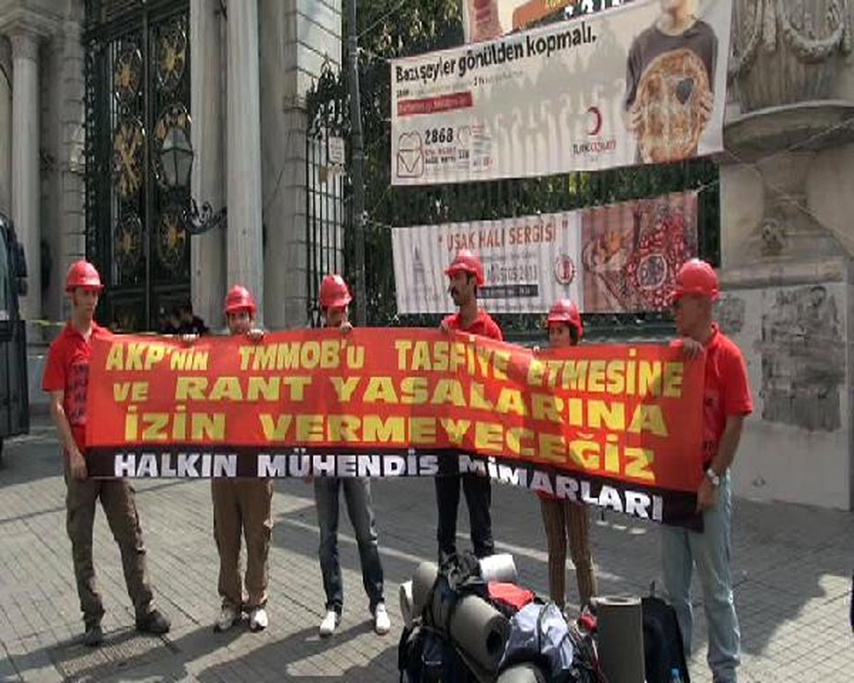 TMMOB\'un Ankara Yürüyüşü Başladı
