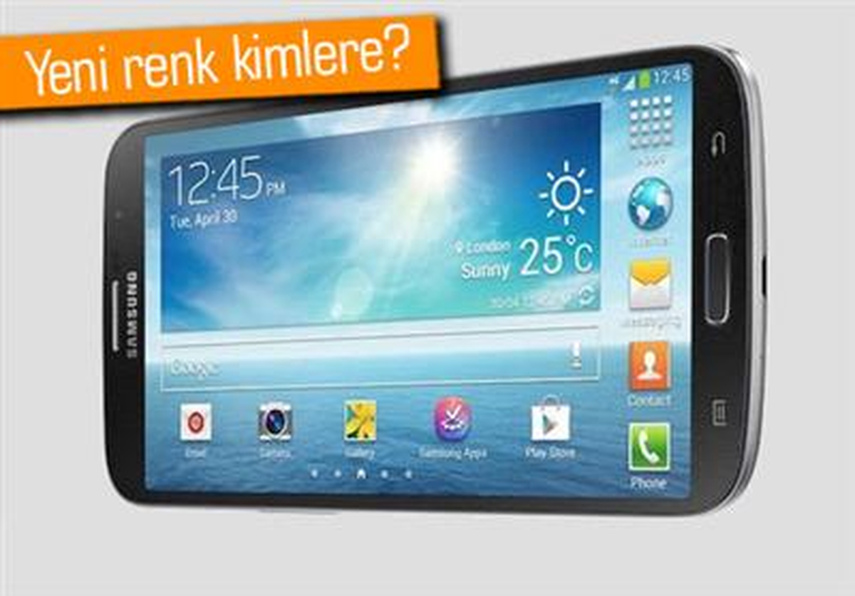 Galaxy Mega 6.3 Koyu Lacivert Renk Seçeneği ile Gelebilir