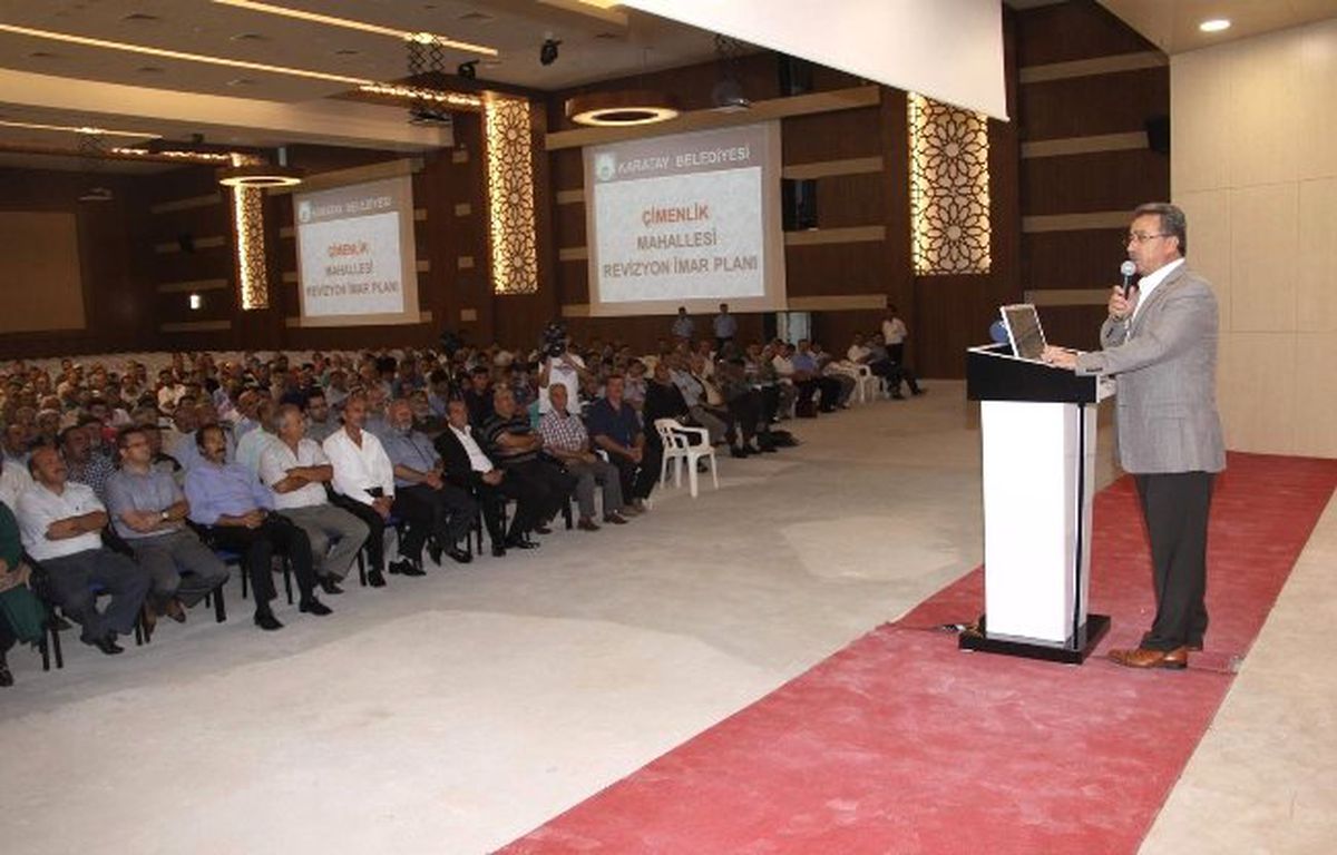 Karatay\'da Revizyon İmar Planı Tanıtıldı