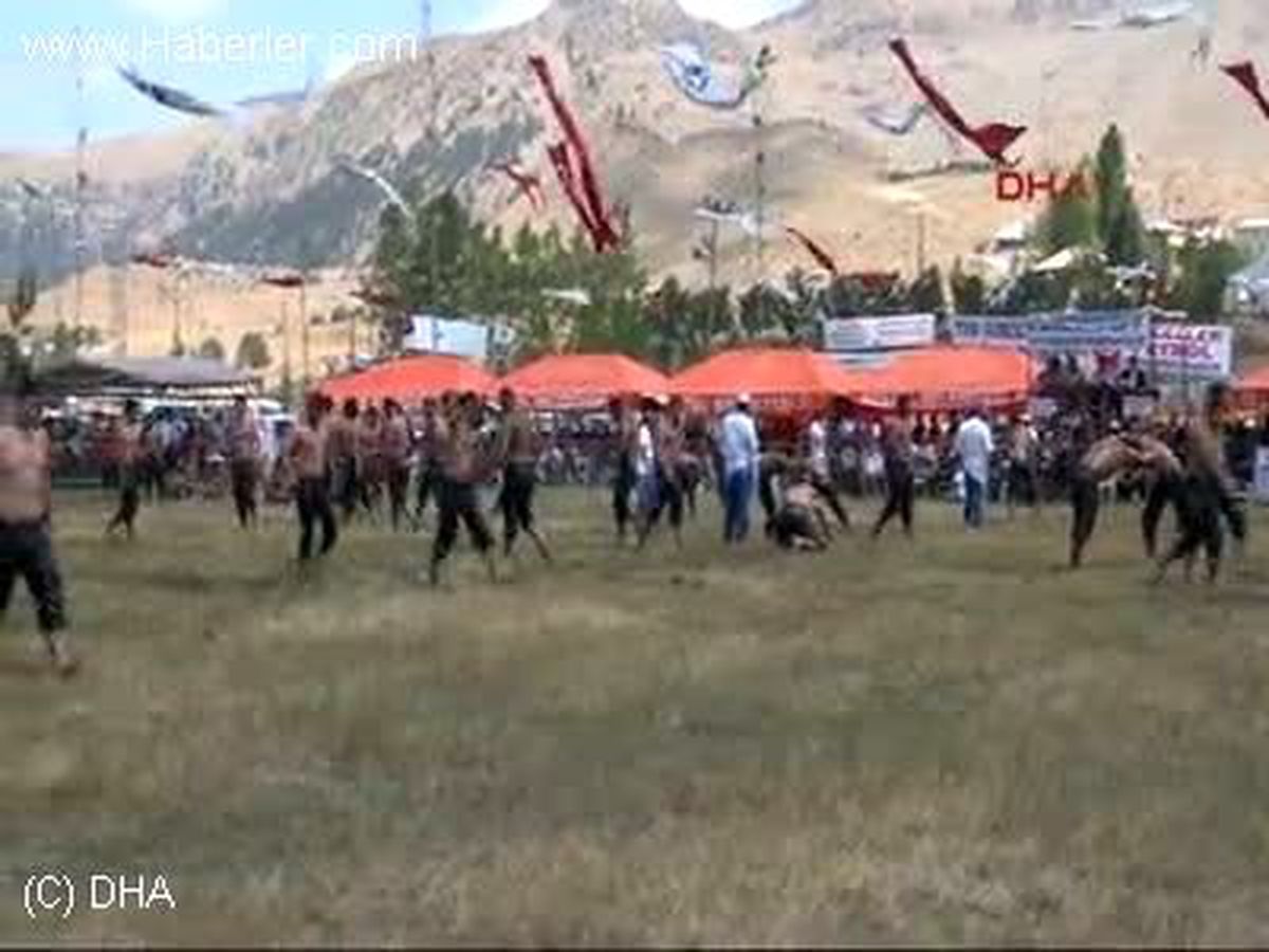 Alanya Gökbel\'de Başpehlivan İsmail Balaban Oldu