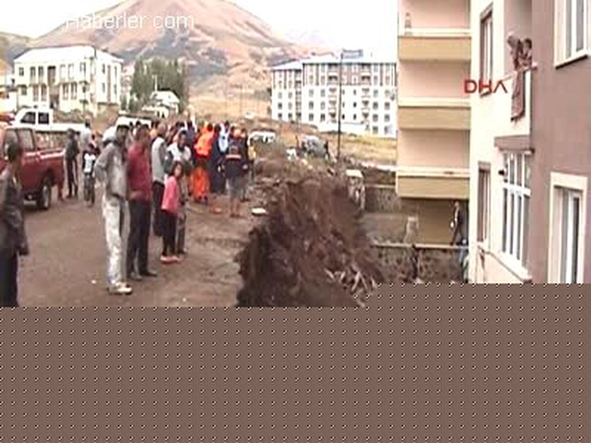 Erzurum Yağmur Sonrası Gelen Facia Ucuz Atlatıldı