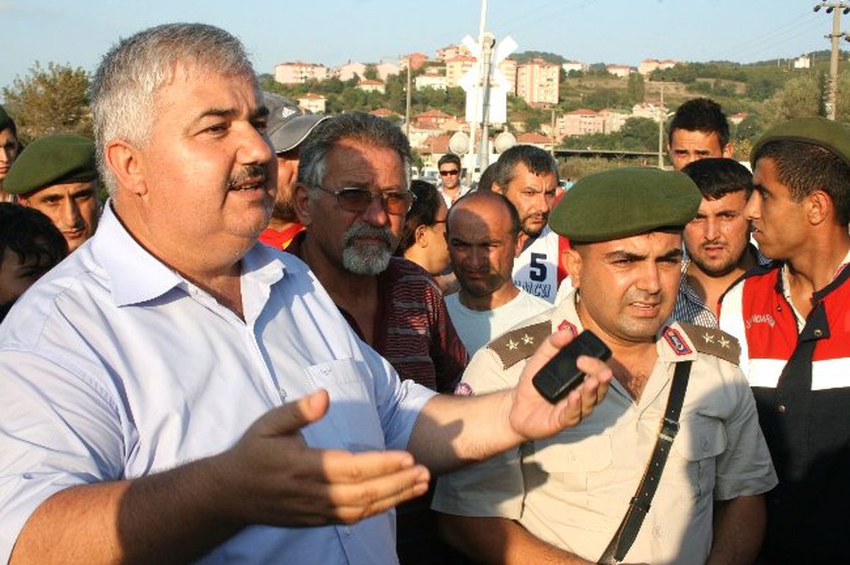 Filyos\'ta Yol Kapatma Eylemi