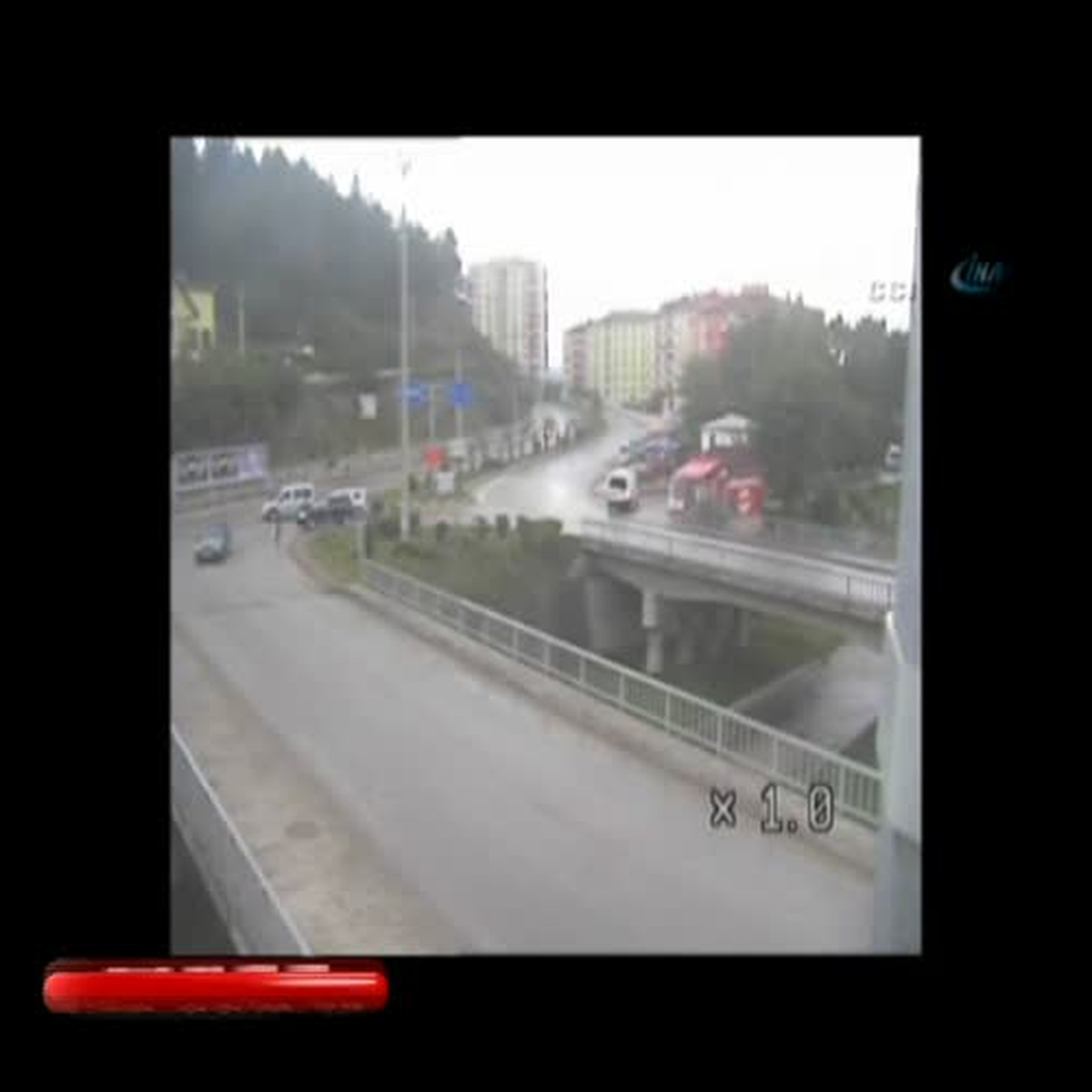 Kastamonu\'daki Trafik Kazaları Mobese Kamerasına Yansıdı