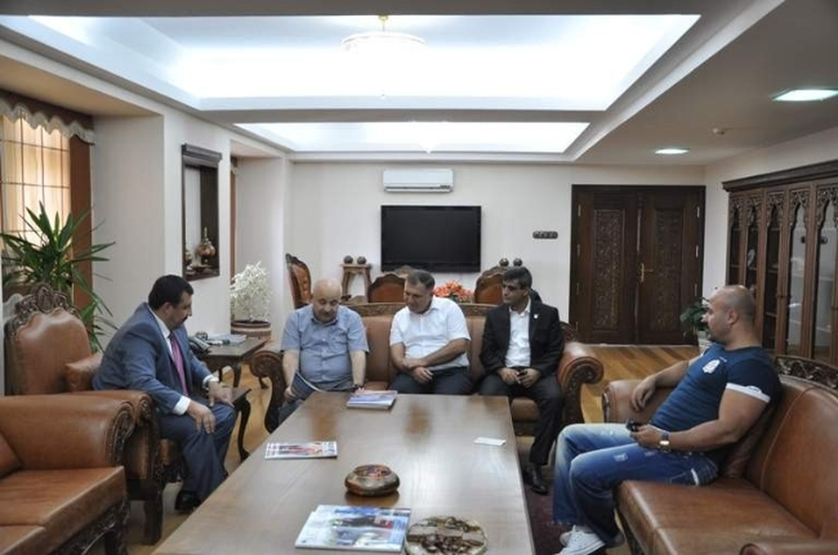 Kayıcı, Rektör Gönüllü\'yü Ziyaret Etti