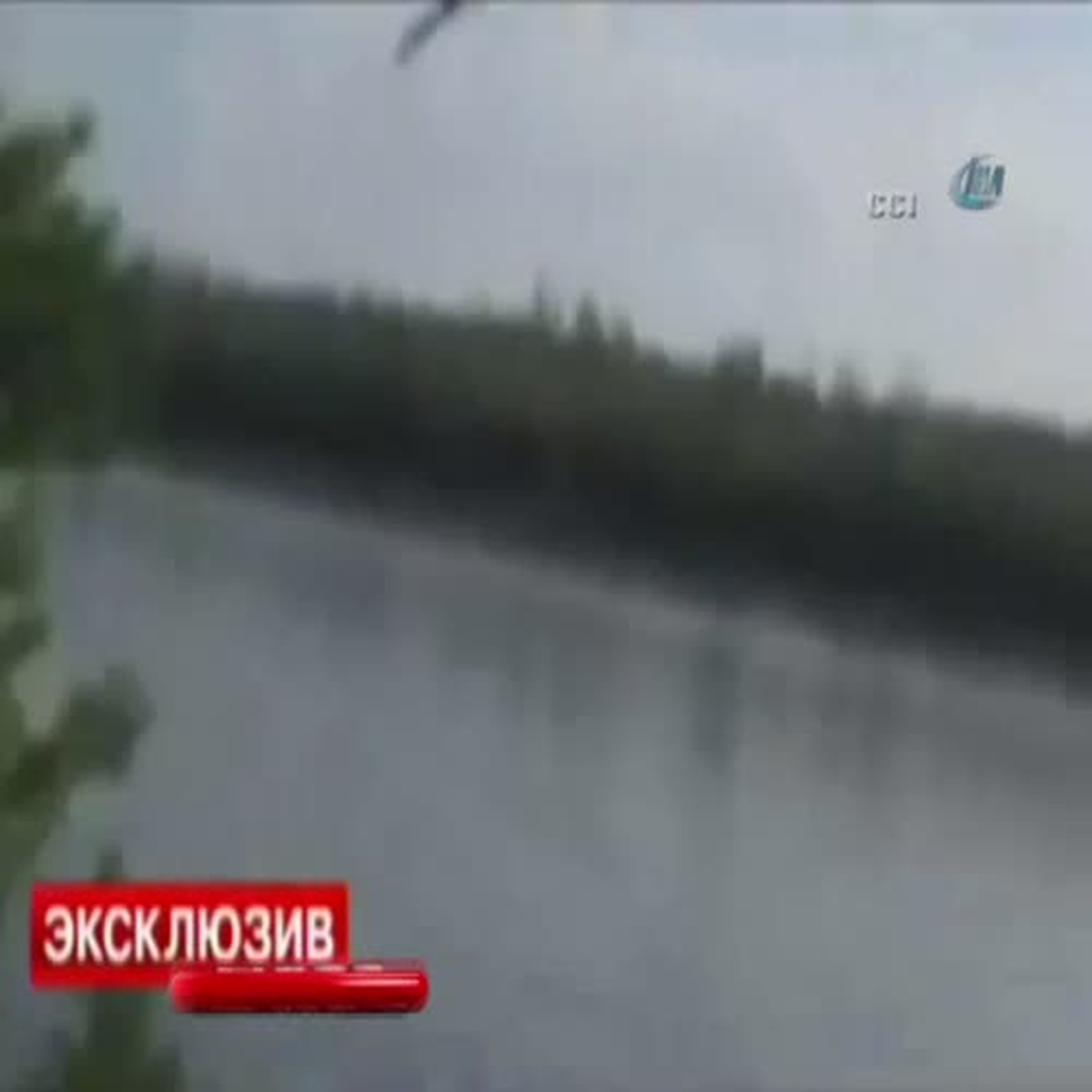 Rusya\'da Kontrolü Kaybeden Gösteri Uçağı Göle Çakıldı