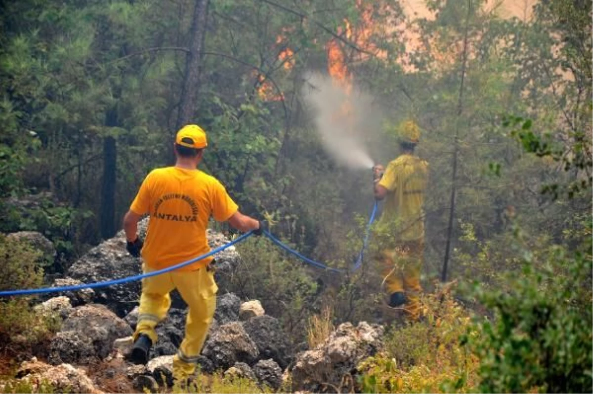Antalya\'daki Orman Yangını