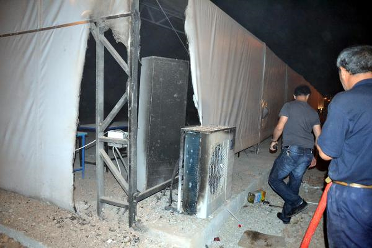 Siirt\'te İftar Çadırına Molotoflu Saldırı