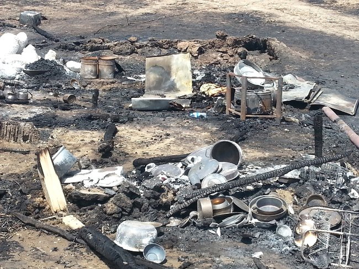 Göçerlerin Kaldığı 11 Çadırda Yangın Çıktı