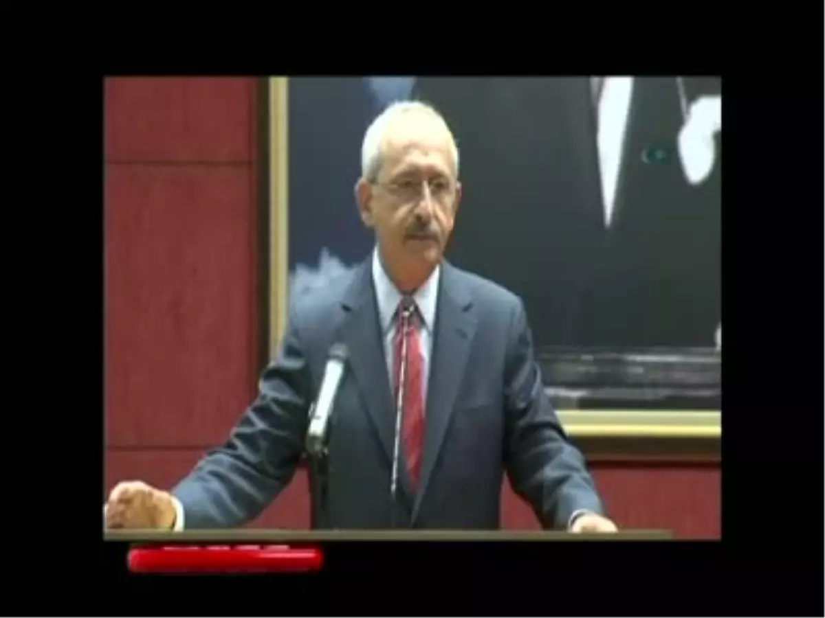 Kemal Kılıçdaroğlu\'ndan Bülent Arınç\'a Tepki