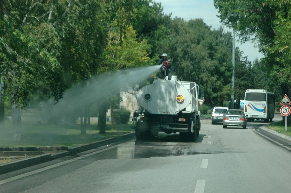 Sıcaklara Karşı Tankerli Sulama